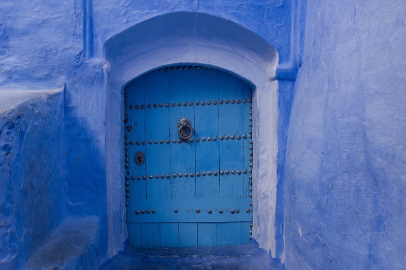 Repurposed old door